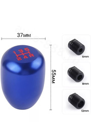 Ручка КПП с Написание цифр, синий фото 4