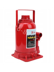 Домкрат гидравлический бутылочный 20Т (подхват 215мм, подъем 405мм, рабочий ход 190мм) фото 2